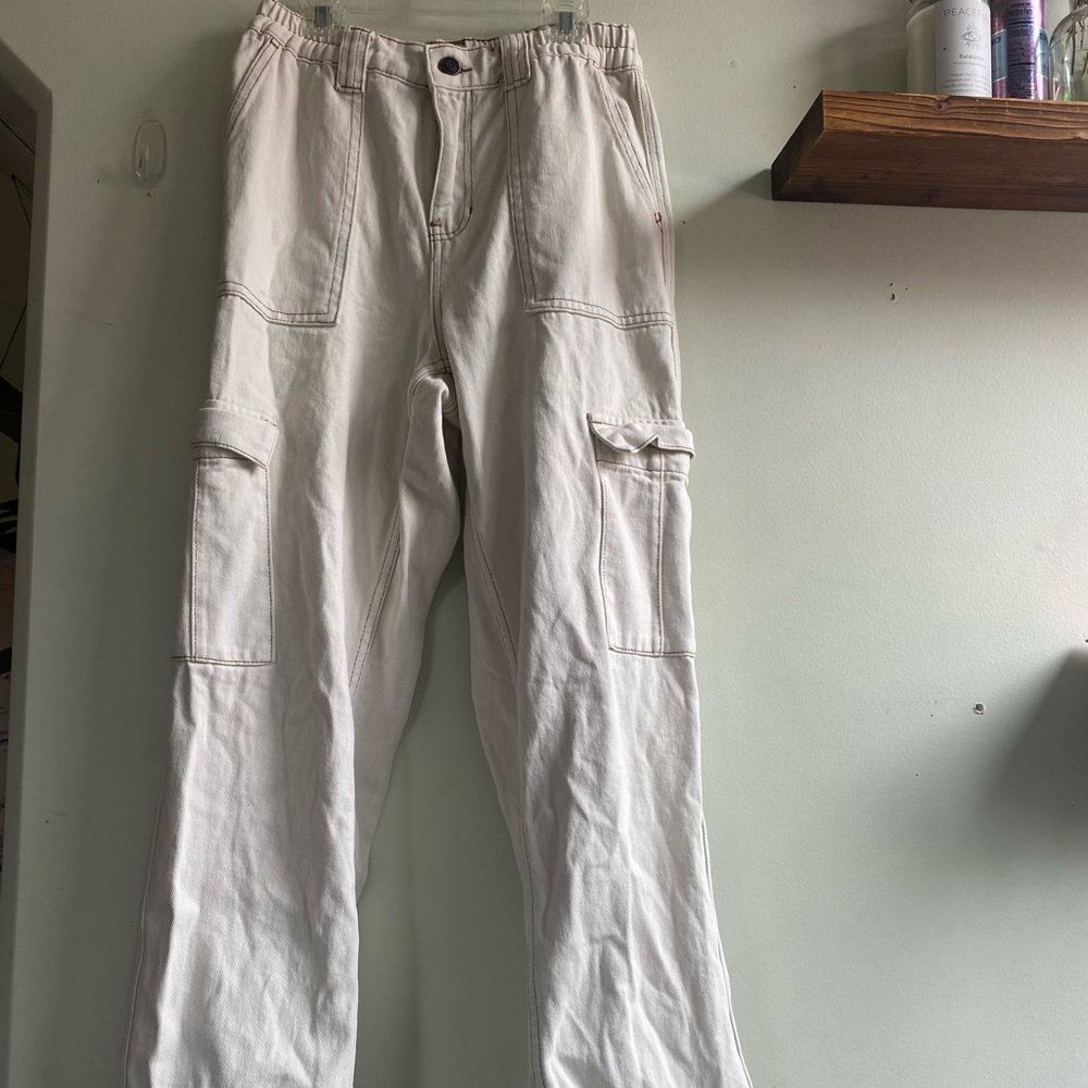 pacsun denim cargo pants